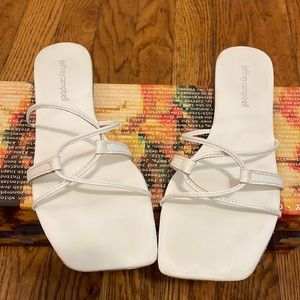 Jeffrey Campbell strappy squared toe sandal